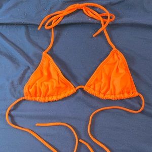 SOLD Orange Bikini Top